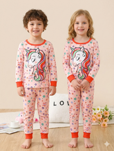 NEW PINK UNIQON PRINTED KIDS WEAR 
