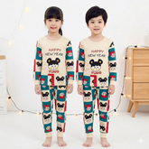 HAPPY NEW YEAR PRINTED KIDS WEAR