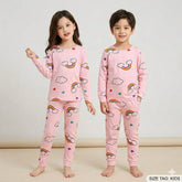 Pink Rainbow Printed Kids Wear