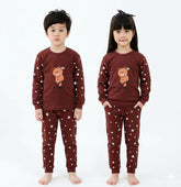 Brown Star Bear Kids Wear 