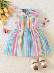 Baby Girl Candy Stripe Summer Dress