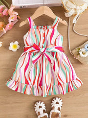 Baby Girl Little Sunshine Stripe Dress