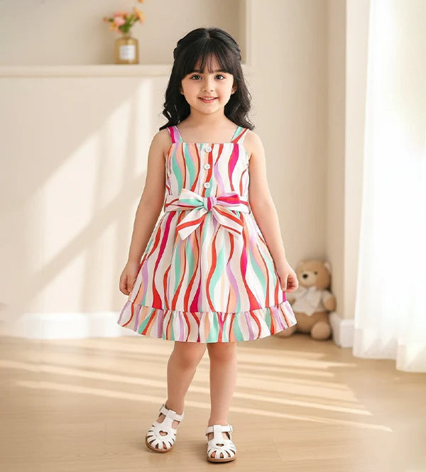 Baby Girl Little Sunshine Stripe Dress
