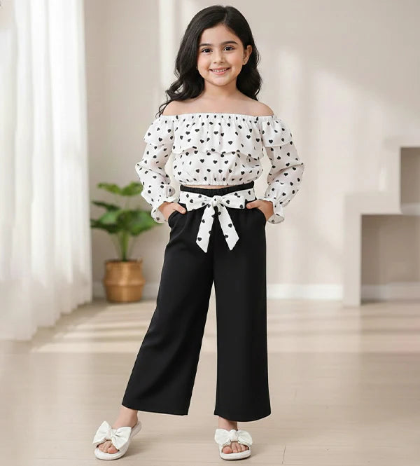 Baby Girl Pretty Heart Co-Ord Set