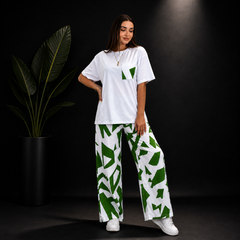 Emerald Breeze Printed Co-Ord Lounge Set for Women