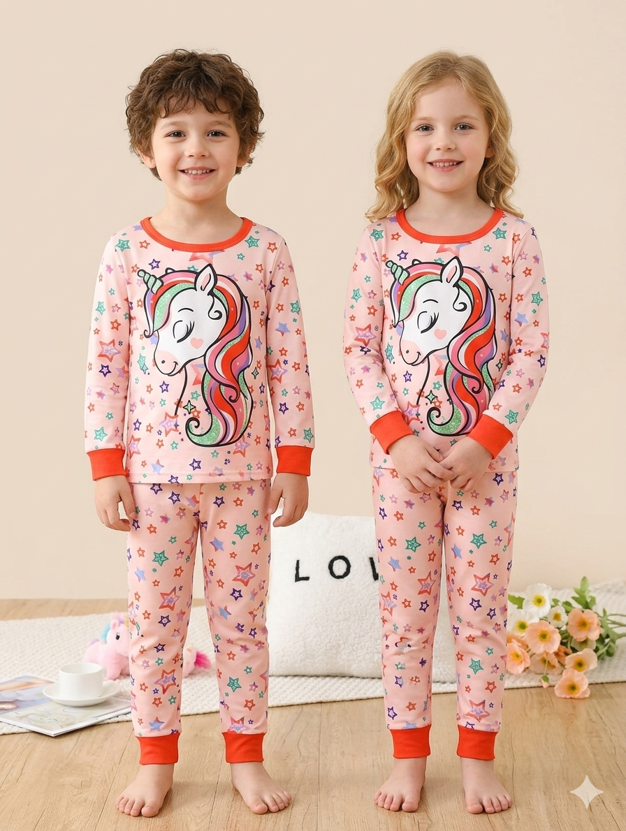NEW PINK UNIQON PRINTED KIDS WEAR&nbsp;